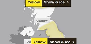 Winter is coming! Met Office issues Yellow National Severe Weather Warning for snow and ice as 10cm is feared for northern parts of the UK