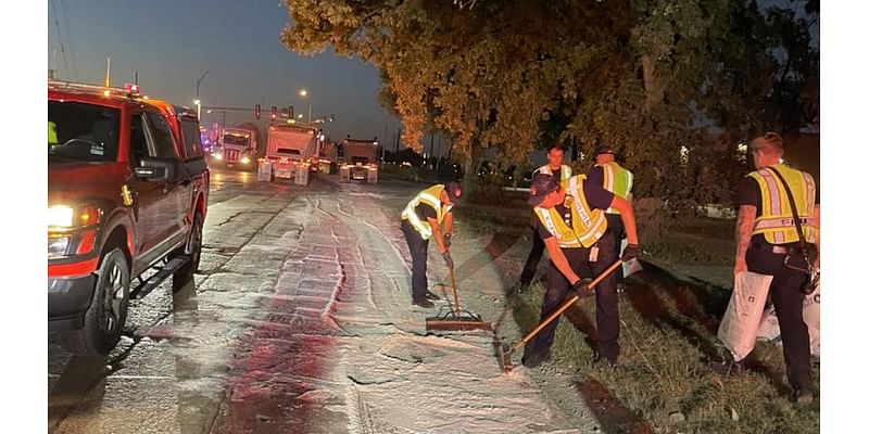 Fuel spill on Solms Road in New Braunfels expected to delay traffic for hours