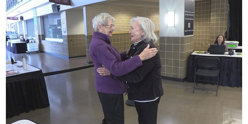 Poll worker pals look forward to election day