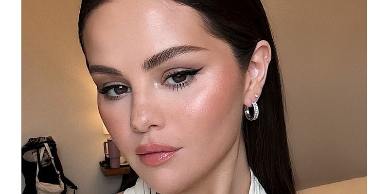 Selena Gomez makes jaws drop as she rocks a full face of Rare Beauty makeup in new glamour shot