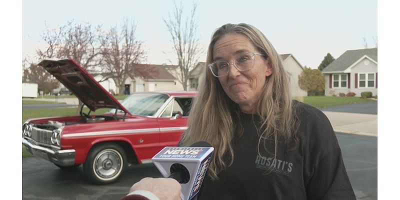 Loves Park woman wins 1964 Chevy Impala in Rosati’s Pizza contest