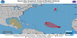 HURRICANE CENTER: Tropical Depression Forming East Of Florida