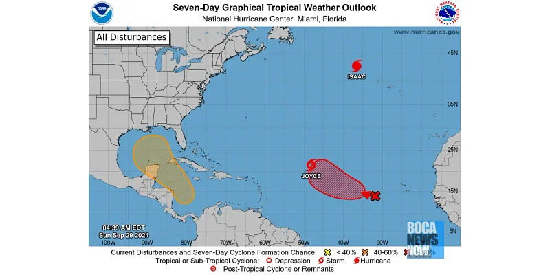 HURRICANE CENTER: Tropical Depression Forming East Of Florida