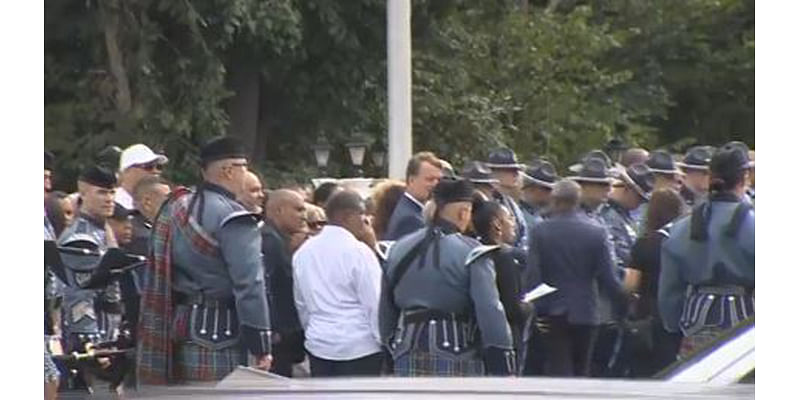 Somber procession as crowd gathers for funeral of state trooper - Boston News, Weather, Sports