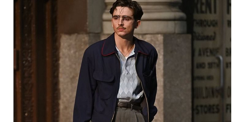 Timothee Chalamet continues throwing himself into character as he films Marty Supreme in NYC