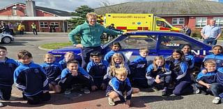 Engines rev at Wexford school as pupils get surprise visit from Motor Club