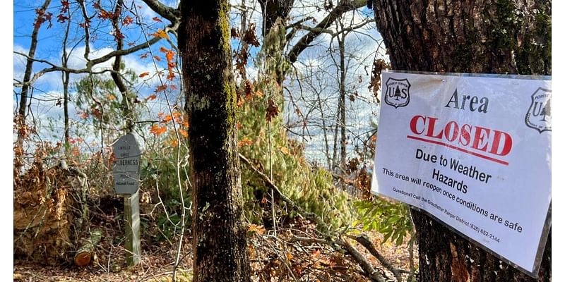 How did Hurricane Helene impact the Linville Gorge? Trees down, some trails gone