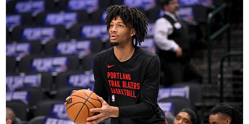 Trail Blazers guard Shaedon Sharpe expected to miss several weeks due to injury