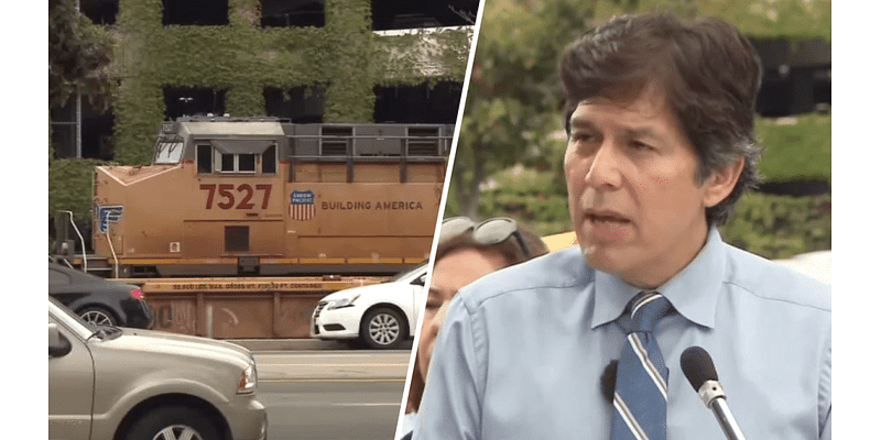 LA councilmember calls for action against Union Pacific for idling trains