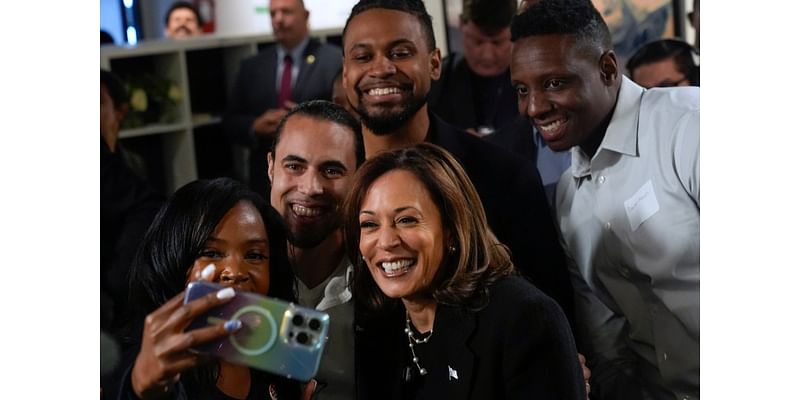 Kamala Harris brings her presidential campaign to Washington Crossing, Upper Makefield Township, Bucks County