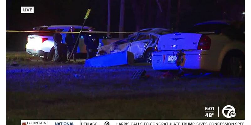 2 killed, 1 hospitalized in early morning crash on Detroit's east side