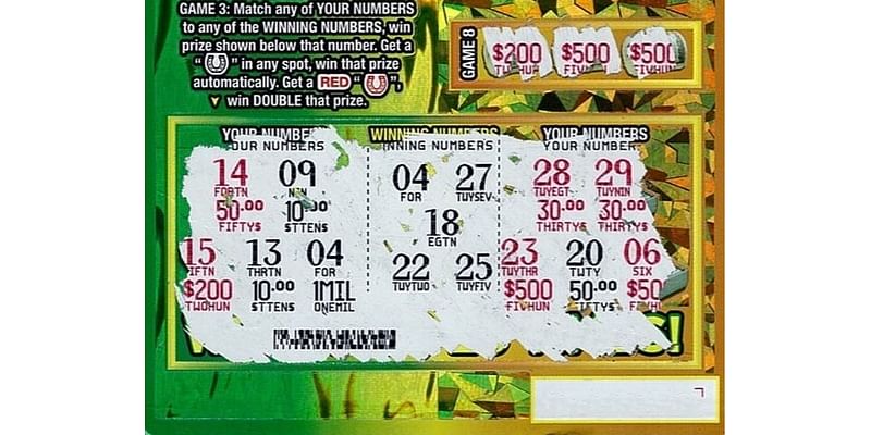 Oakland County Man Wins $1M On Scratch-Off Ticket