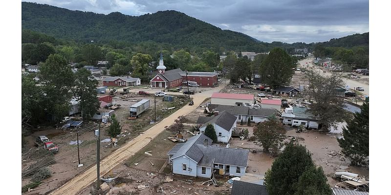 Brutal Hurricane Helene leaves mountain town 'entirely erased'