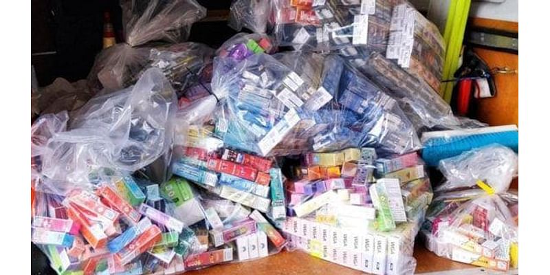 Illegal vapes seized in series of shop raids