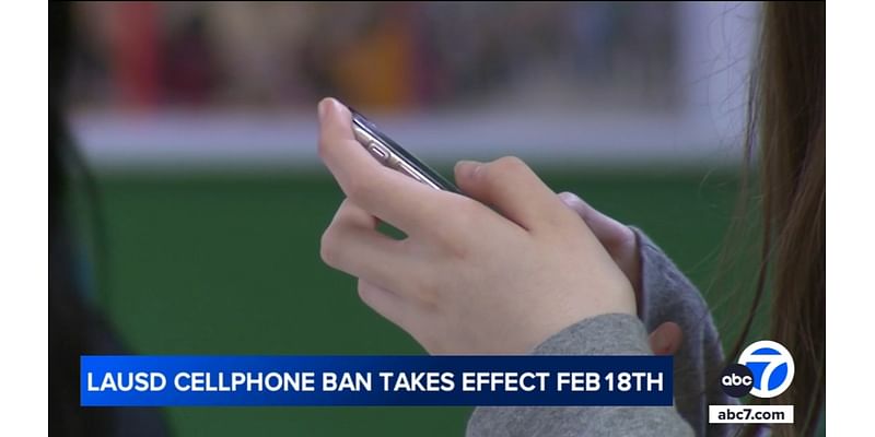 LAUSD cellphone ban start date pushed back to February 2025. Here's how it'll work