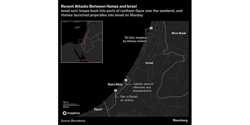 Israel Says It Intercepted Hamas Rockets as War Marks One Year