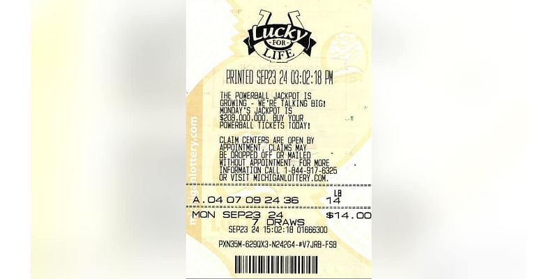 Oakland County man who plays Lucky For Life weekly wins $25K a year for life prize