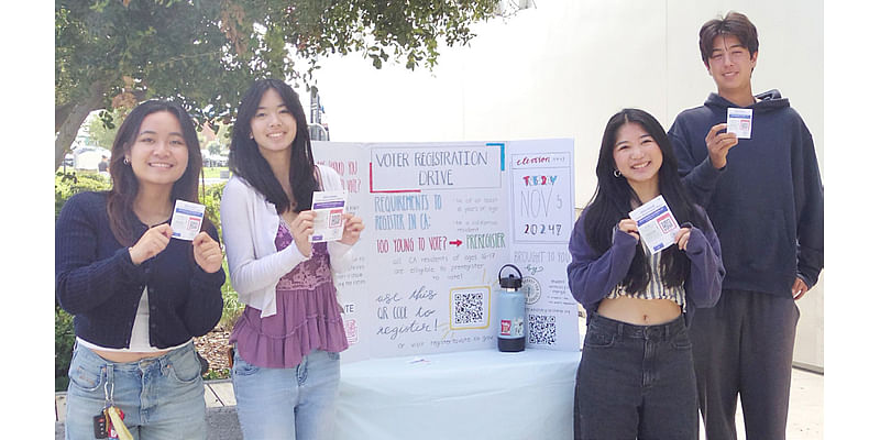 High School Students Host Voter Registration Drives