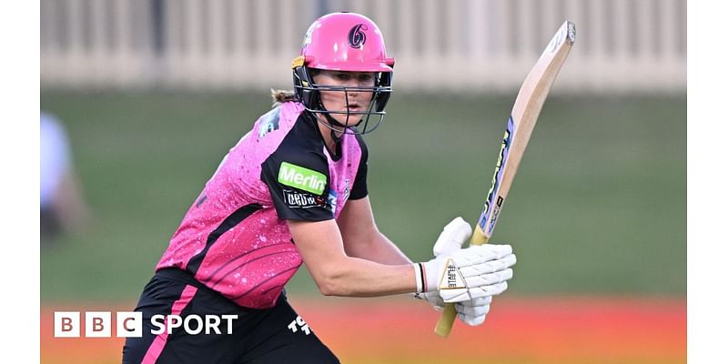 WBBL 2024: Ellyse Perry hits 86 as Sydney Sixers beat Hobart Hurricanes