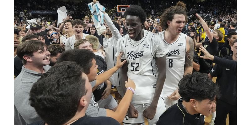 UCF opens season with court-storming 64-61 win over No. 13 Texas A&M