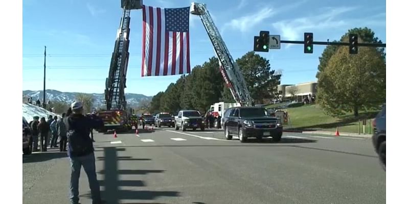 Fallen Golden police officer remembered by hundreds of first responders