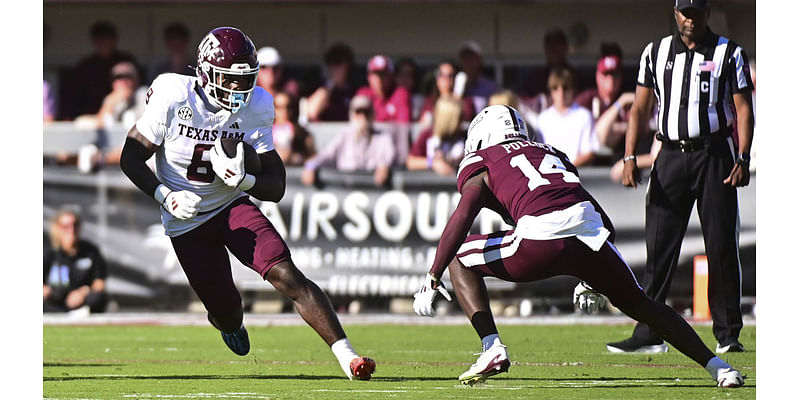 Texas A&M football lose WR for rest of the season