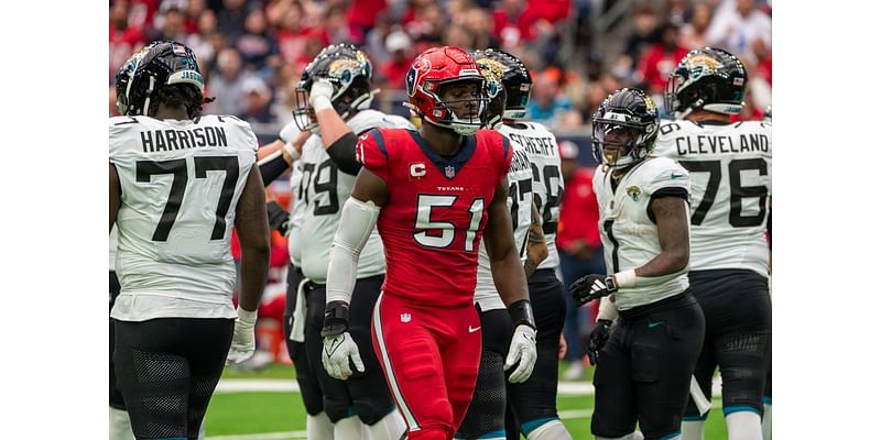 Houston Texans DE Will Anderson Named AFC Defensive Player of the Week