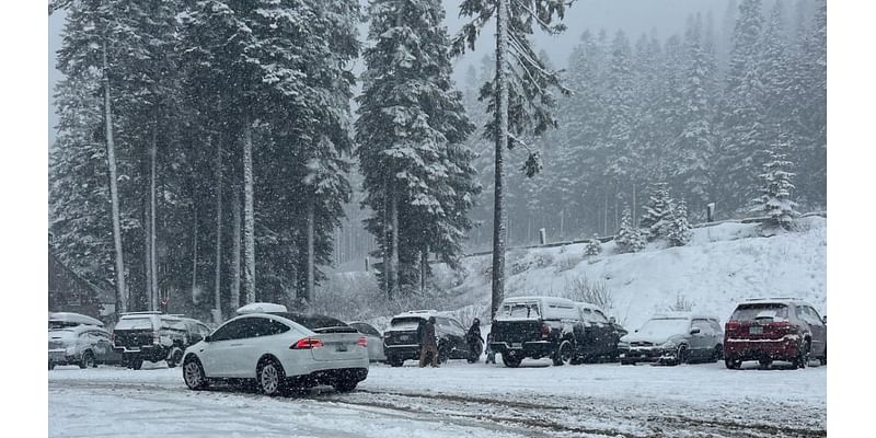 Snow storms will impact driving conditions, WA mountain resort snow packs