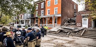 House under renovation collapses in Harrisburg