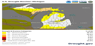 Dry September leaves parts of Michigan in moderate drought or abnormally dry: See the map