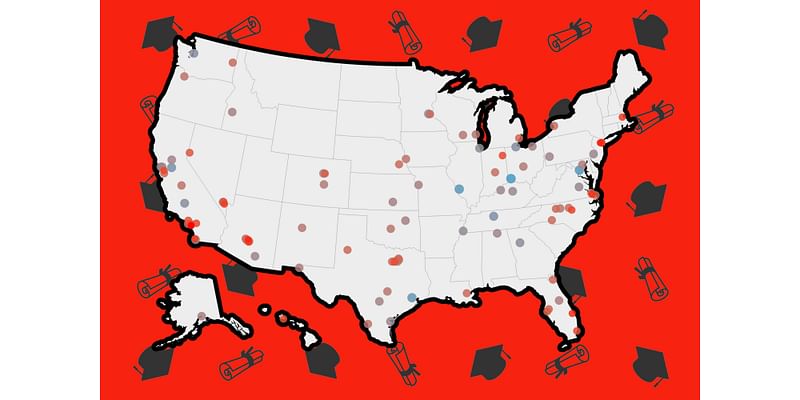 Map Reveals the Worst US Cities For College Grads