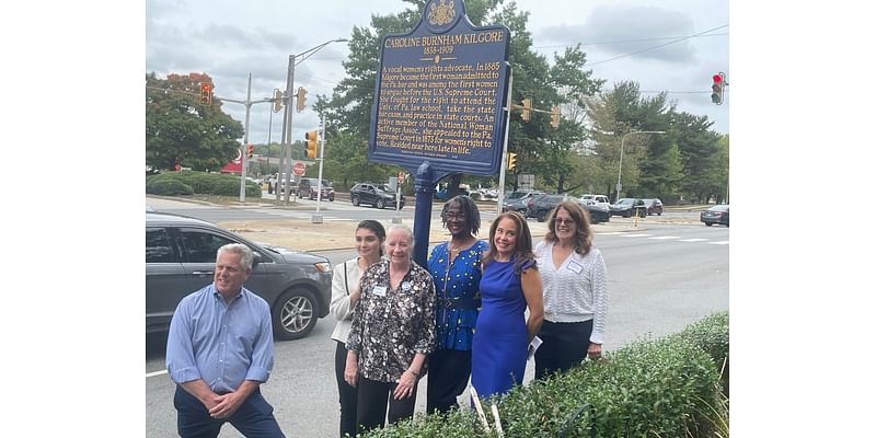 Historical marker unveiled on Baltimore Pike