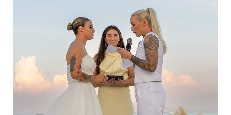 Matildas star Chloe Logarzo gets married in stunning ceremony in Thailand