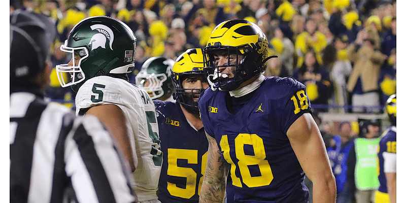 Michigan TE Colston Loveland looking to finish regular season strong: 'As long as I’m healthy, yeah, I’m playing'