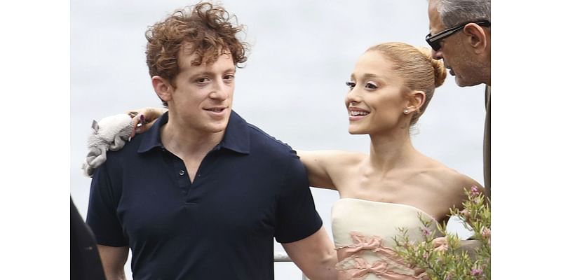 Ariana Grande and Boyfriend Ethan Slater Show Some Sweet PDA as They Promote Wicked in Sydney