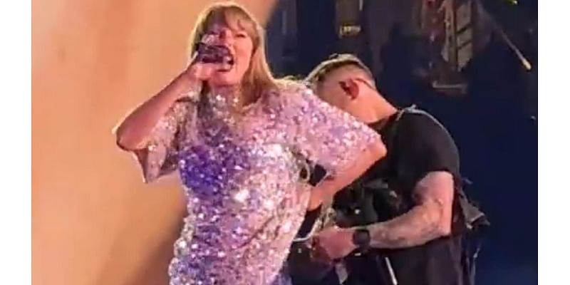 Taylor Swift suffers tech glitch during Eras Tour show