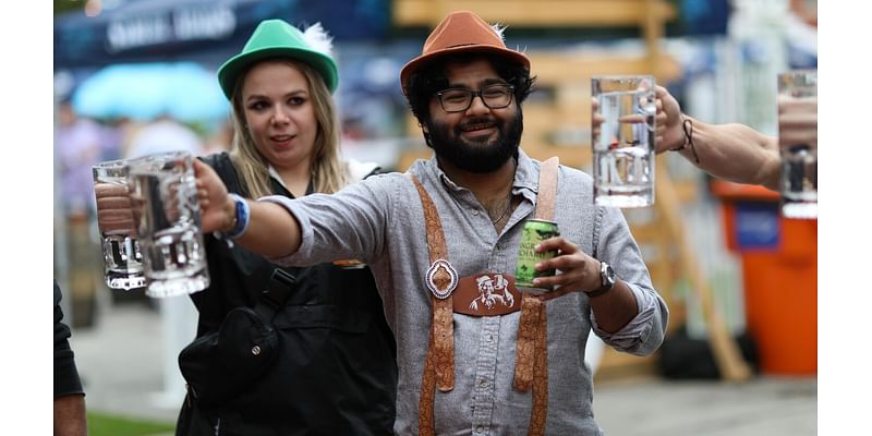 Oktoberfest revelers enjoy beer, bee sting cake at St. Alphonsus celebration