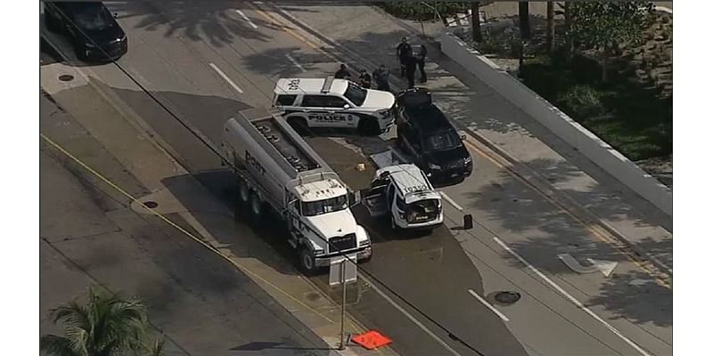 Man riding bike killed in tanker truck crash on Las Olas Boulevard