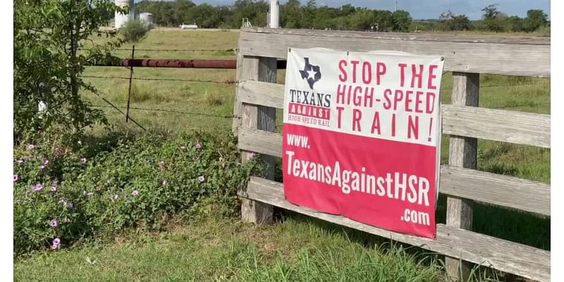 Frustrations rise as high speed rail gains steam in Central Texas