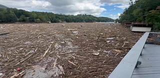 Crews tackle debris cleanup post-Helene in NC town used in the filming of 'Dirty Dancing'