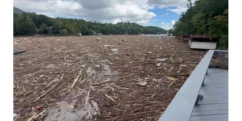 Crews tackle debris cleanup post-Helene in NC town used in the filming of 'Dirty Dancing'