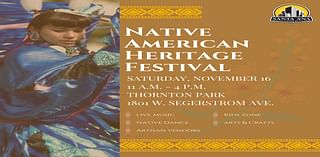 Celebrate Native American Heritage Festival on November 16 at Thornton Park