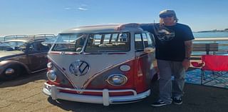 Vintage Volkswagens invade the Santa Cruz Wharf