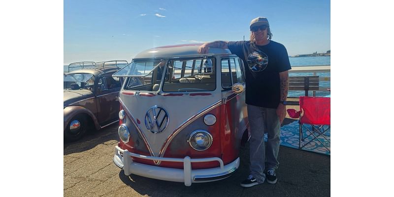 Vintage Volkswagens invade the Santa Cruz Wharf