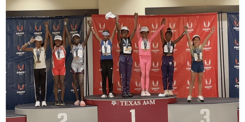 She's just getting started. Local track star takes gold at Junior Olympics