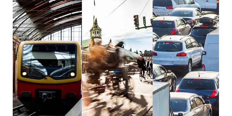 Cars, public transport, cycling: This is how people in Europe prefer getting around, city by city