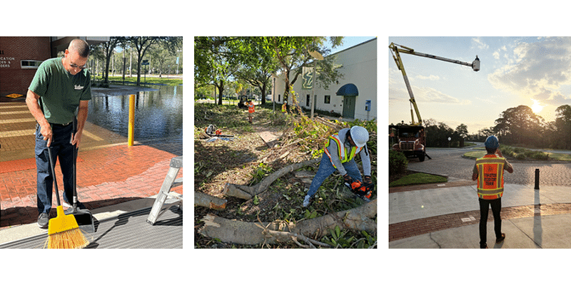 Hurricane Milton: The people helping restore USF campus operations