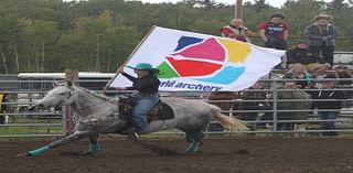 Visiting archers enjoy steak dinner and rodeo