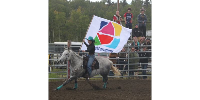 Visiting archers enjoy steak dinner and rodeo