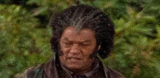 Laurence Fishburne sports a quirky grey wig as he's seen for the FIRST time on set of The Witcher after joining Netflix series as he films scenes with co-star Liam Hemsworth in Wales